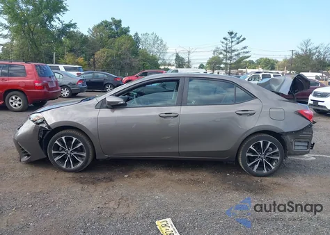 2017 Toyota Corolla Se z USA, uszkodzony, nr VIN 2T1BURHE9HC806101